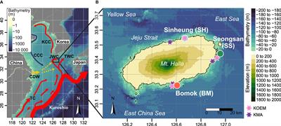 Environmental impact on marginal coastal benthic communities within the Jeju Island, South Korea temperate transition zone